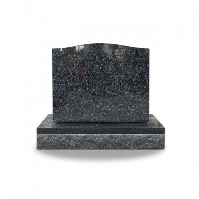 Norway pearl blue granite tombstone