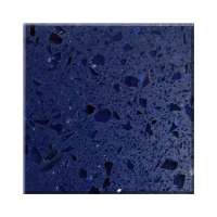 Artificial stone dark blue quartz slab