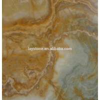 Beautiful natural yellow onyx stone slab wall floor tile