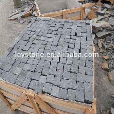 beautiful small cube Zhangpu black basalt Paving stones