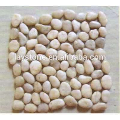 White Pebbles White Pebble Stone back net Wholesale price