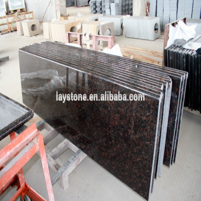 Prefab brown Kitchen granite countertop slab 3cm