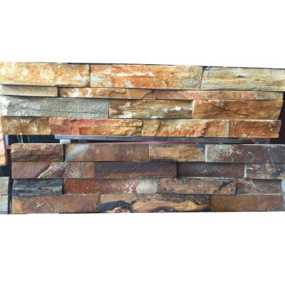 outdoor natural slate stone  rusty Cultured stone