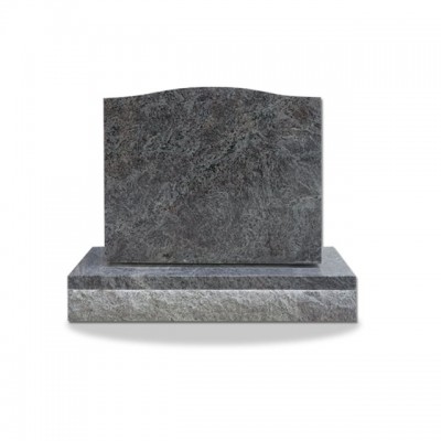 Bahama blue granite tombstone design