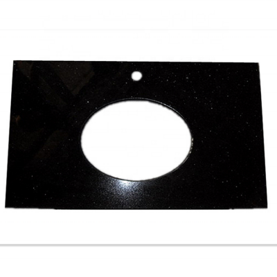 Cheap Black Galaxy granite countertop slab floor tile polished price